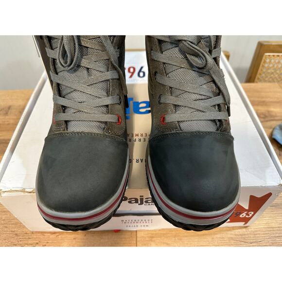 Pajar Canada Trooper 2.0 Men's Snow Boots Dark Grey Nubuck Sz 8.5/9 US 42 EU NIB - Picture 10 of 16